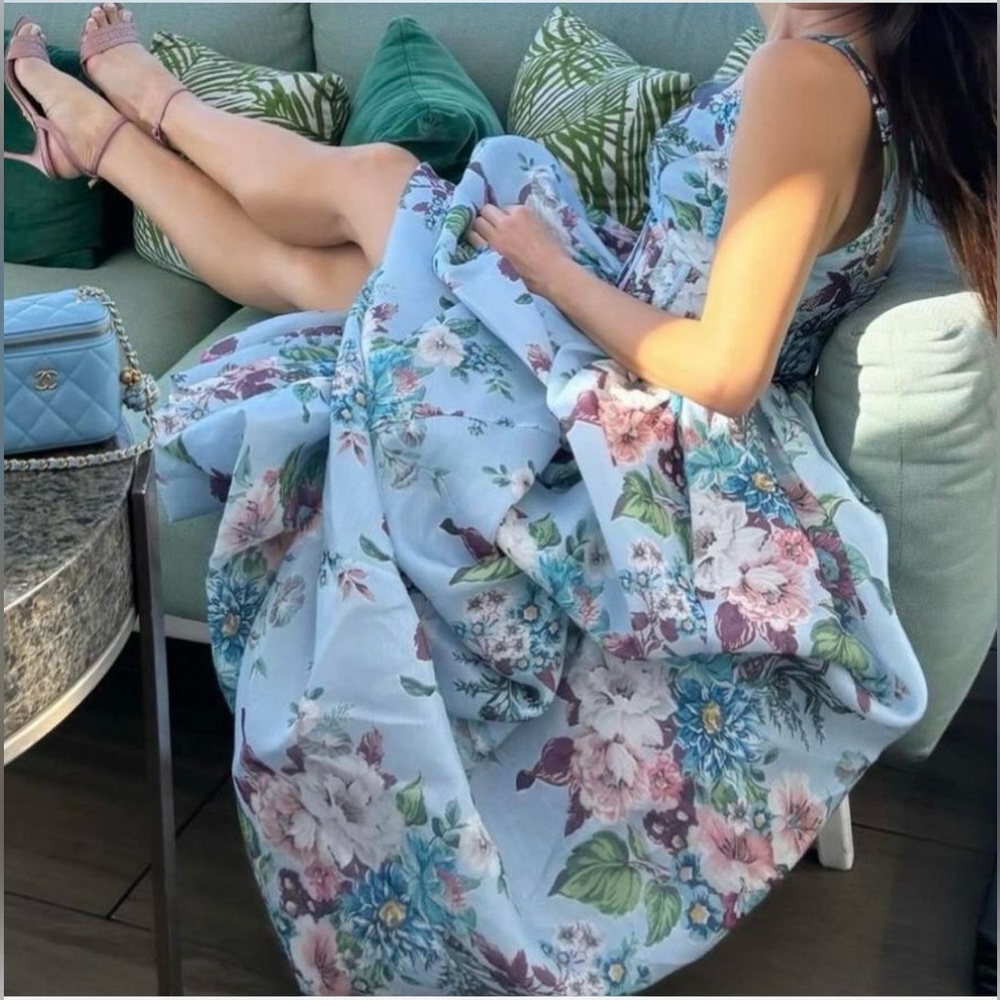 Zimmermann Matchmaker Drape Midi Dress MISSING CARE TAG